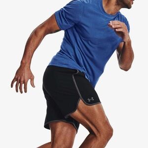 NWT HIIT Woven 8 IN Under Armour Men's Black Athletic Shorts